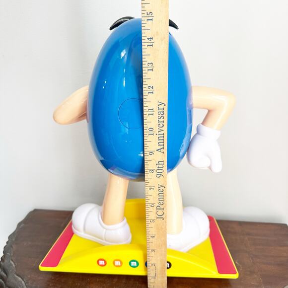 M&M’s Mars Blue Character Candy Display 15” Tall Collectible Display Figure - Picture 4 of 6
